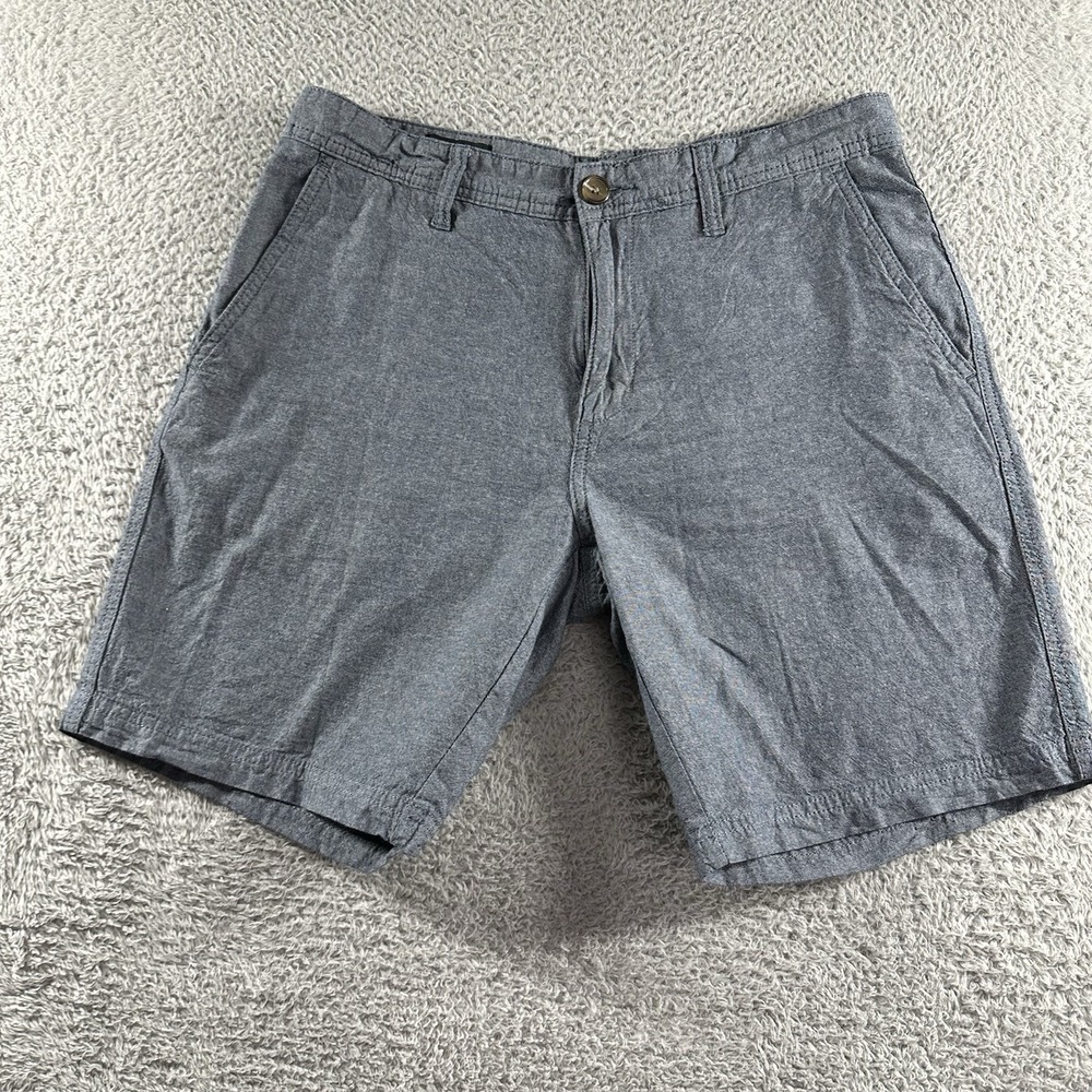 14th & Union Shorts Mens 33 Lightweight‎ Cotton Blue Preppy Chino